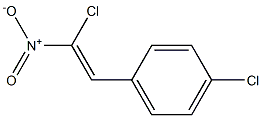 4-Chloro-1-(2-chloro-2-nitrovinyl)benzene 结构式