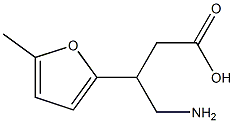 4-Amino-3-(5-methyl-2-furanyl)butyric acid 结构式