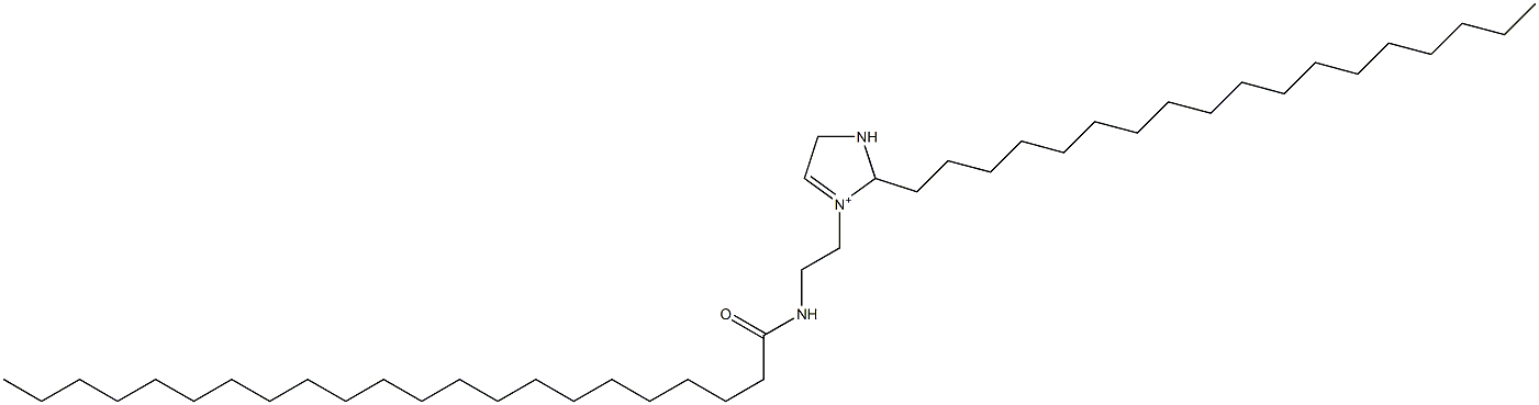 3-[2-(Docosanoylamino)ethyl]-2-octadecyl-3-imidazoline-3-ium 结构式