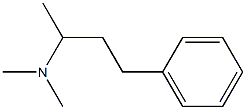 N,N,1-Trimethyl-3-phenylpropan-1-amine 结构式