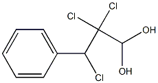 2,2,3-Trichloro-3-phenyl-1,1-propanediol 结构式