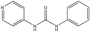 1-(4-Pyridyl)-3-phenylurea 结构式