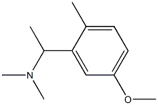 1-(2-Methyl-5-methoxyphenyl)-N,N-dimethyl-ethanamine 结构式