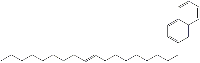 2-(9-Octadecenyl)naphthalene 结构式