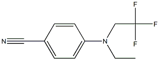 4-[N-Ethyl(2,2,2-trifluoroethyl)amino]benzonitrile 结构式