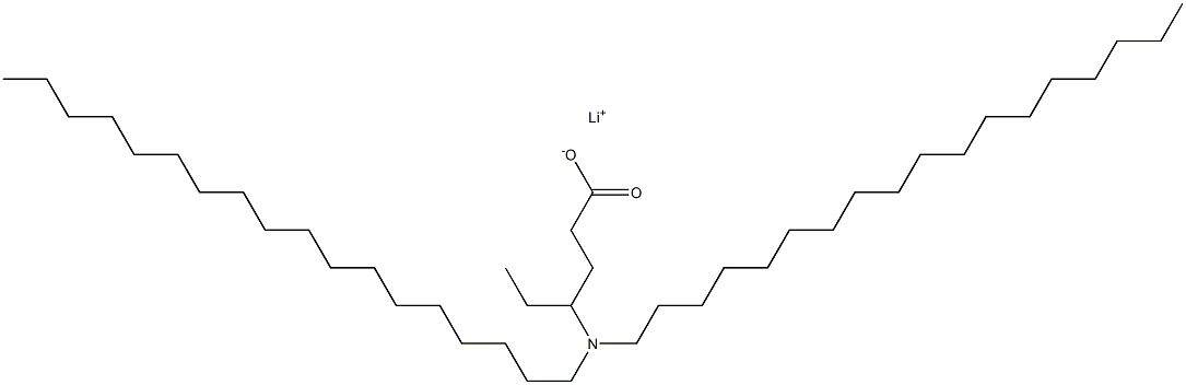 4-(Dioctadecylamino)hexanoic acid lithium salt 结构式