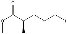 [R,(-)]-5-Iodo-2-methylvaleric acid methyl ester 结构式