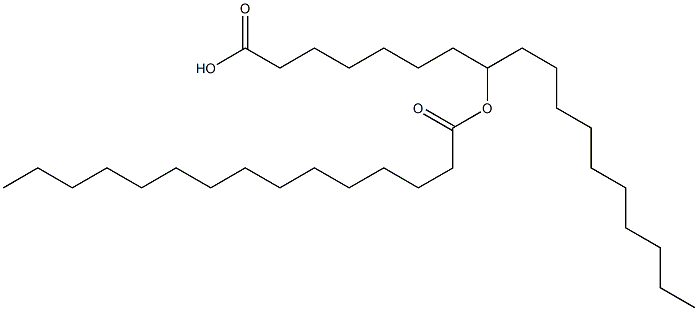 8-Pentadecanoyloxystearic acid 结构式