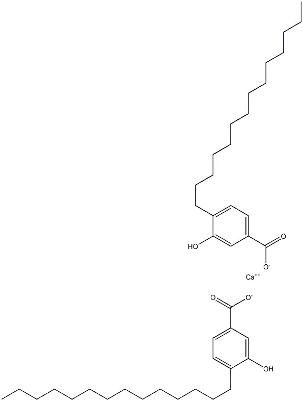 Bis(4-tetradecyl-3-hydroxybenzoic acid)calcium salt 结构式