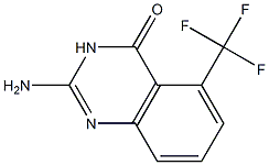 2-Amino-5-trifluoromethylquinazolin-4(3H)-one 结构式