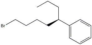 [R,(-)]-1-Bromo-5-phenyloctane 结构式