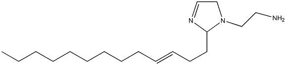 1-(2-Aminoethyl)-2-(3-tridecenyl)-3-imidazoline 结构式