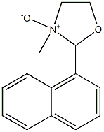 2-(1-Naphtyl)-3-methyloxazolidine 3-oxide 结构式