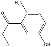 1-(2-氨基-5-羟基苯基)-1-丙酮 结构式