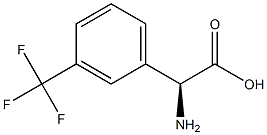 2-(3-三氟甲基)-苯甘氨酸 结构式