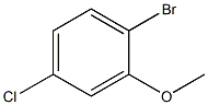 2-甲氧基-4-氯溴苯 结构式