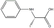 2-碘-D-苯甘氨酸 结构式