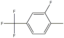 3-氟-4-甲基三氟甲苯 结构式