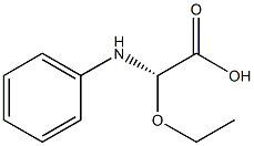2-乙氧基-DL-苯甘氨酸 结构式