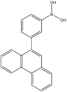 3-(9'-菲基)苯硼酸 结构式