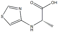 4-噻唑-L-丙氨酸 结构式