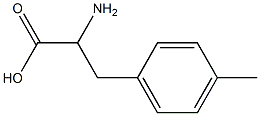4-甲基-DL-苯丙氨酸 结构式
