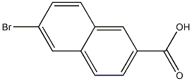 6-溴-2-萘酸 结构式