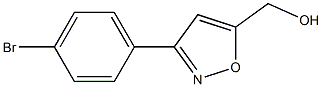 3-(4-溴苯基)-5-异噁唑甲醇 结构式