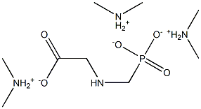 草甘膦二甲胺盐 结构式