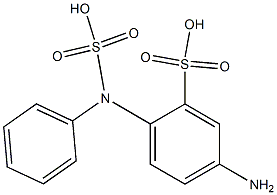 4-氨基二苯胺二磺酸 结构式