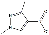 1,3-二甲基-4-硝基吡唑 结构式