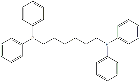 1,6-双(二苯膦基)已烷 结构式