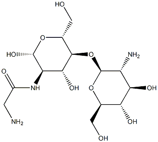 甘氨酰壳二糖 结构式