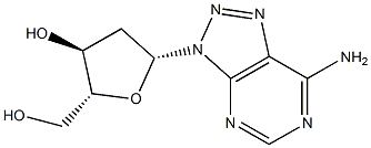 8-氮杂-2'-脱氧腺苷 结构式