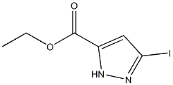 5-Iodo-2H-pyrazole-3-carboxylic acid ethyl ester 结构式