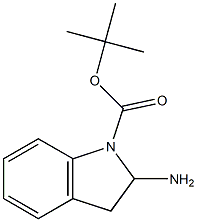 1-N-BOC-2-氨基吲哚啉 结构式