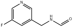 N-[(5-Fluoropyridin-3-yl)methyl]formamide 结构式