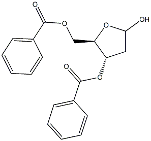 3,5-di-O-Benzoyl-2-deoxyribofuranose 结构式