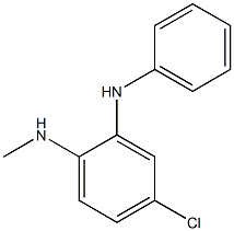 4-Chloro-N1-methyl-N2-phenyl-1,2-benzenediamine 结构式