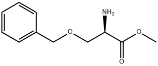 Methyl (2R)-2-amino-3-(benzyloxy)propanoate 结构式
