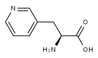 3-(3-吡啶基)-L-丙氨酸 结构式