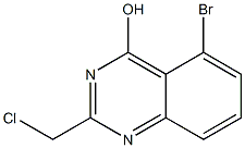 5-Bromo-2-chloromethyl-quinazolin-4-ol 结构式