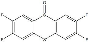 2,3,7,8-四氟噻吩-S-氧化物 结构式