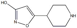 5-(Piperidin-4-yl)isoxazol-3-ol 结构式