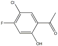 1-(5-氯-4-氟-2-羟基苯基)乙酮 结构式