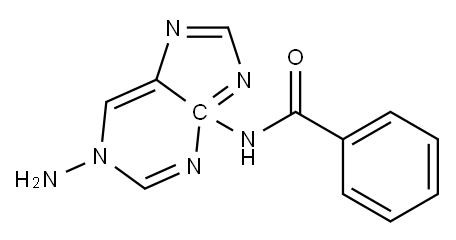 1-氨基-4-苯甲酰氨基蒽醌 结构式