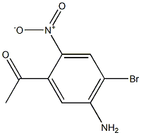 1-(5-Amino-4-bromo-2-nitro-phenyl)-ethanone 结构式