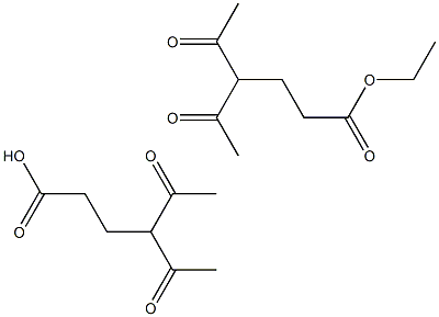 ETHYL 4-ACETYL-5-OXOHEXANOATE 4-乙酰基-5-氧己酸乙酯 结构式