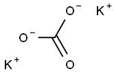 POTASSIUM CARBONATE ANHYDROUS碳酸钾,无水 结构式