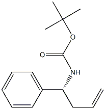 ((R)-1-PHENYL-BUT-3-ENYL)-CARBAMIC ACID TERT-BUTYL ESTER 结构式